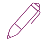 Icône d'un stylo